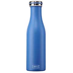 Lurch 240855 Paslanmaz Çelik Termos, Çift Cidarlı, Sızdırmaz, 500 ml, Okyanus Mavisi 