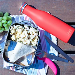 Lurch 240934 Paslanmaz Çelik Termos, Çift Cidarlı, Sızdırmaz, 500 ml, Mercan Pembe - 2