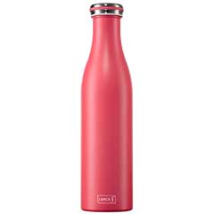 Lurch 240968 Paslanmaz Çelik Termos, Çift Cidarlı, Sızdırmaz, 750 ml, Mercan Pembesi 