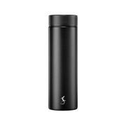 Lurch 270970 Paslanmaz Çelik Mini Termos, Çift Cidarlı, Sızdırmaz, 300 ml, Mat Siyah - Lurch 