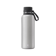 Lurch 270982 OutdoorPaslanmaz Çelik Termos, Çift Cidarlı, Sızdırmaz, 1 L, Granit Gri - Lurch 