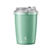 Lurch 270984 Coffee-To-Go Paslanmaz Çelik Termos, Çift Cidarlı, 300 ml, Adaçayı Yeşili - Lurch