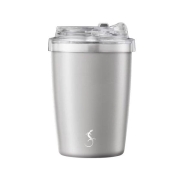 Lurch 270985 Coffee-To-Go Paslanmaz Çelik Termos, Çift Cidarlı, 300 ml, Granit Gri - Lurch