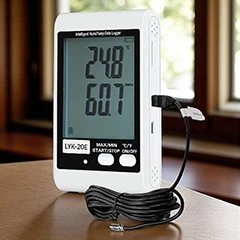 LYK 20E Sıcaklık ve Nem Kayıt Cihazı Datalogger - LYK (1)