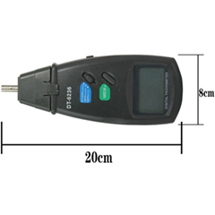 LYK-6236C Contact and Non-Contact Tachometer - 2