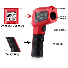 LYK DT8550AH Lazerli Dijital Termometre 550°C - 3