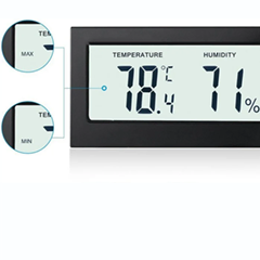 LYK STH Mini Temperature and Humidity Meter, 3 Pieces - 3