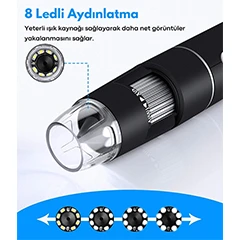 LYK Wifi1000x Wireless Smart Phone Microscope, 1000X - 4
