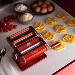 Marcato Atlas 150 Pasta Machine, Red - 2