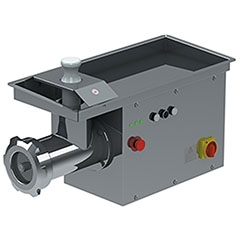 Mateka EPS 42T Yekpare Inox Kafalı Et Kıyma Makinesi, No.42, Trifaze 380V - Mateka