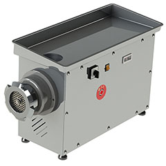 Mateka ESG 22T Inox Kafalı Et Kıyma Makinesi, Soğutuculu, No.22, Trifaze 380V - Mateka