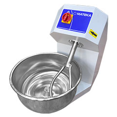 Mateka HYM 360KM Dough Kneading Machine, 10 kg, With Lid, Monophase, 230V - Mateka