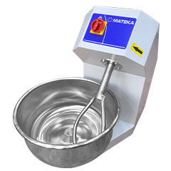Mateka HYM 430KM Dough Kneading Machine, 20 kg, With Lid, Single Phase, 230V - Mateka