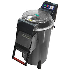 Mateka PAT 650M Potato Peeling Machine, 10 kg, Sandpaper, Single Phase, 220V - Mateka