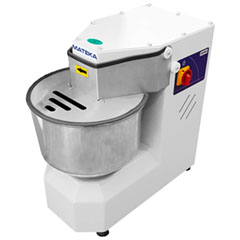 Mateka SPZ 300M Spiral Dough Mixer, 8 kg, Chain Driven, Single-phase, 230V - Mateka