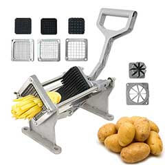 Mateka VC 1 Single Arm Potato Slicer, 3 Knives + Apple Slice Knife - Mateka