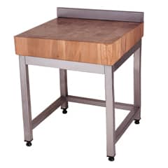 Meat Block with Wooden Table, 60x60 cm - Öztiryakiler
