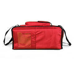 Medium Size Pizza Transport Bag, with POS, 40x40x20 cm, Red - 2