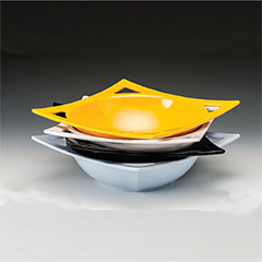 Zicco Melamin Kase, Kare, 27x27x8 cm - 1