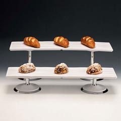 Zicco Melamin Tepsili Teşhir Standı, 65x19x21 cm - Zicco