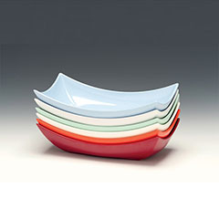 Zicco Melamin Teşhir Tabağı, 14,5x28x4 cm - 1
