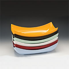 Zicco Melamin Teşhir Tabağı, 19x38x7 cm - 1