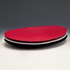 Zicco Melamin Teşhir Tabağı, Mat, 43,5x28x4 cm - 1