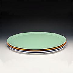 Zicco Melamin Teşhir Tabağı, Oval, 55,5x42x3 cm - 1