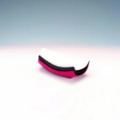 Zicco Melamin Teşhir Tabağı, Taş Model, 13x26x6,5 cm - 1