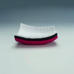 Zicco Melamin Teşhir Tabağı, Taş Model, 17x34,5x9 cm - 1