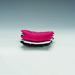 Zicco Melamin Teşhir Tabağı, Taş Model, 18x27,5x5 cm - 1