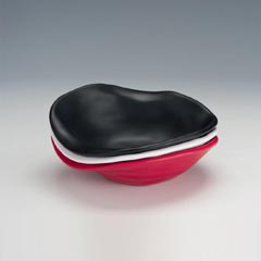 Zicco Melamin Teşhir Tabağı, Taş Model, 24x29x9 cm - 1