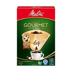 Melitta 1x4 Gourmet Filter Coffee Papers - 1