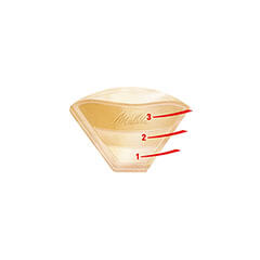Melitta 1x4 Original Filtre Kahve Kağıdı, 80 Adet, Beyaz - 2