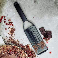 Microplane Black Sheep Strip Grater, Black Steel - 3