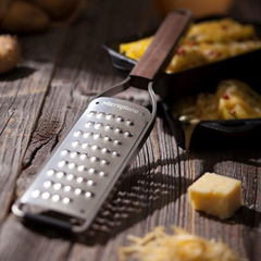 Microplane Master Extra Wide Grater, Wooden Handle - 2