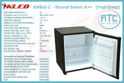 Öztiryakiler 60 lt Minibar, Kmb60 Eko - Öztiryakiler