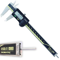 Mitutoyo 500-184-30 Digital Caliper, Round Depth Rod - 1