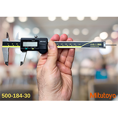 Mitutoyo 500-184-30 Dijital Kumpas, Yuvarlak Derinlik Çubuğu - 3