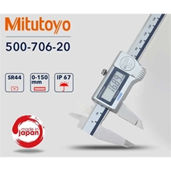 Mitutoyo 500-706-20 Su Geçirmez Dijital Kumpas, IP67 Korumalı - 2