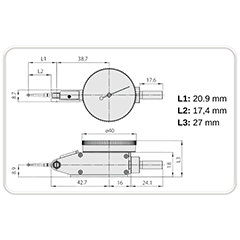 Mitutoyo 513-404-10E Dial Test Indicator - 5