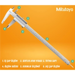 Mitutoyo 530-115 Mekanik Kumpas, 0-300 mm - 3