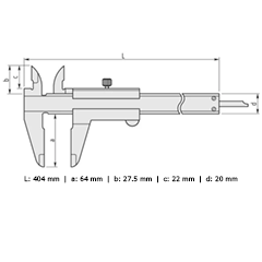 Mitutoyo 530-115 Mekanik Kumpas, 0-300 mm - 6