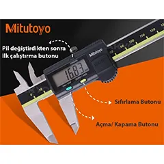 Mitutoyo Dijital Kumpas 500-182-30, 200 mm - 2