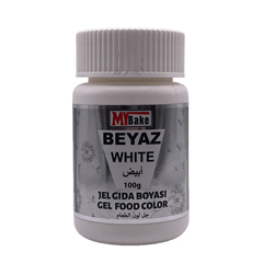 My Bake Beyaz, Jel Gıda Boyası, 100 gr - My Bake