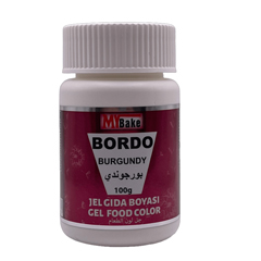 My Bake Bordo Jel Gıda Boyası, 100 gr - My Bake