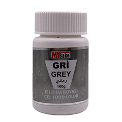 My Bake Gri Jel Gıda Boyası, 100 gr - My Bake