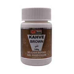 My Bake Kahverengi Jel Gıda Boyası, 100 gr - My Bake