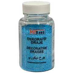 My Bake Mavi Boncuk Şeker, 200 gr, 0 mm - My Bake