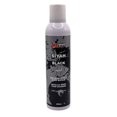 My Bake Metalik Sprey Gıda Boyası, Siyah, 250 ml - My Bake